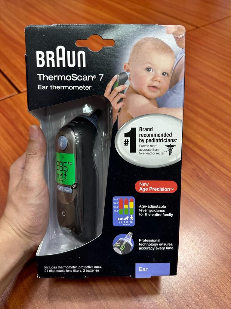Brand new sets! Braun Thermoscan 7 Limited edition black colour