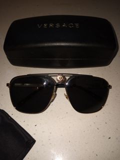 Brand new Versace ve2238 golden sunglasses