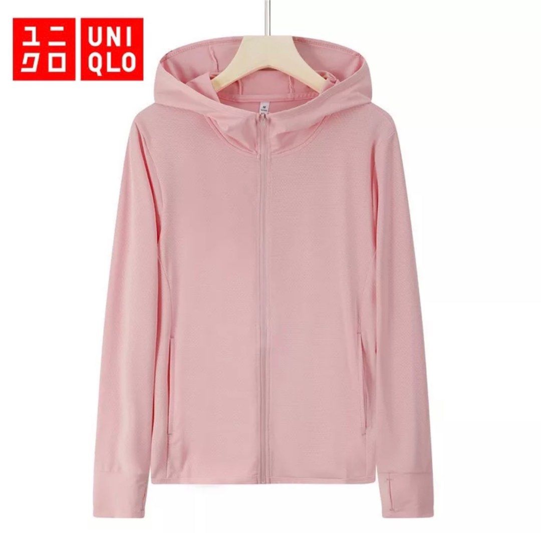 Uniqlo airism uv protection mesh full-zip, Women's Fashion, Coats, Jackets  and Outerwear on Carousell