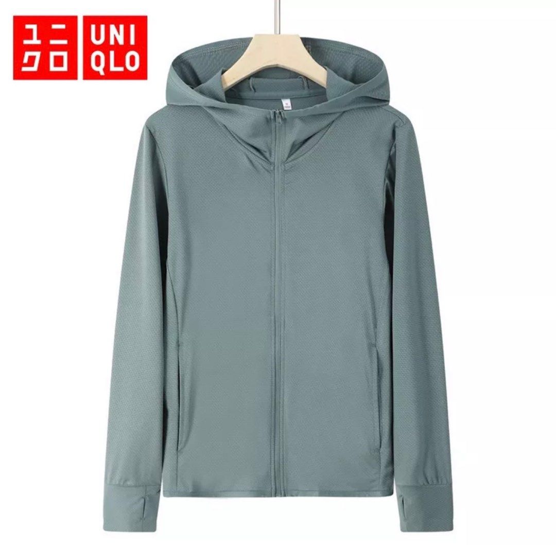 BRAND NEW Women Jacket Airism UV Protection UPF 50+ Mesh Long Sleeve Full  Zip Hoodie Outdoor Jacket, Women's Fashion, Coats, Jackets and Outerwear on  Carousell