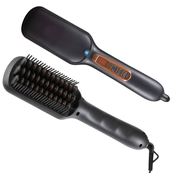 Branded Visage Hair Straightening electric hair Brush Iron with Anti Static Ionic Technology Beauty Personal Care Hair on Carousell