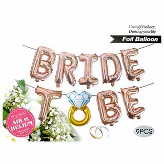 Bride to be Foil Balloon Set
