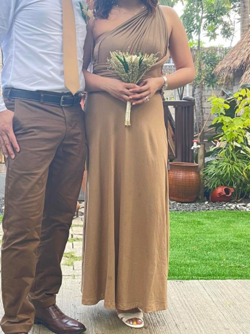 Brown Infinity Dress, Women's Fashion, Dresses & Sets, Evening dresses & gowns on Carousell Brown Infinity Dress, Women's Fashion, Dresses & Sets, Evening dresses & gowns on Carousell