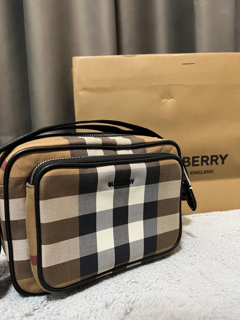 Orchard crossbody bag Burberry Brown in Cotton - 31574756