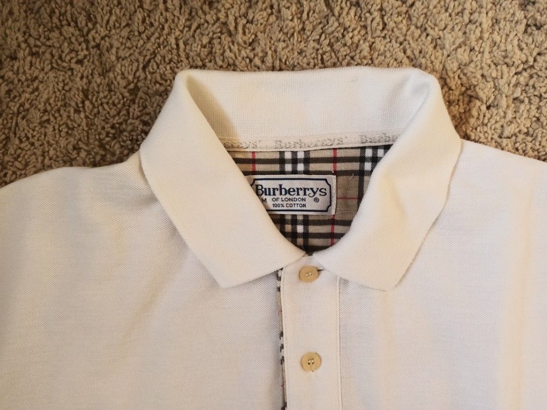 Burberry polo on sale tag