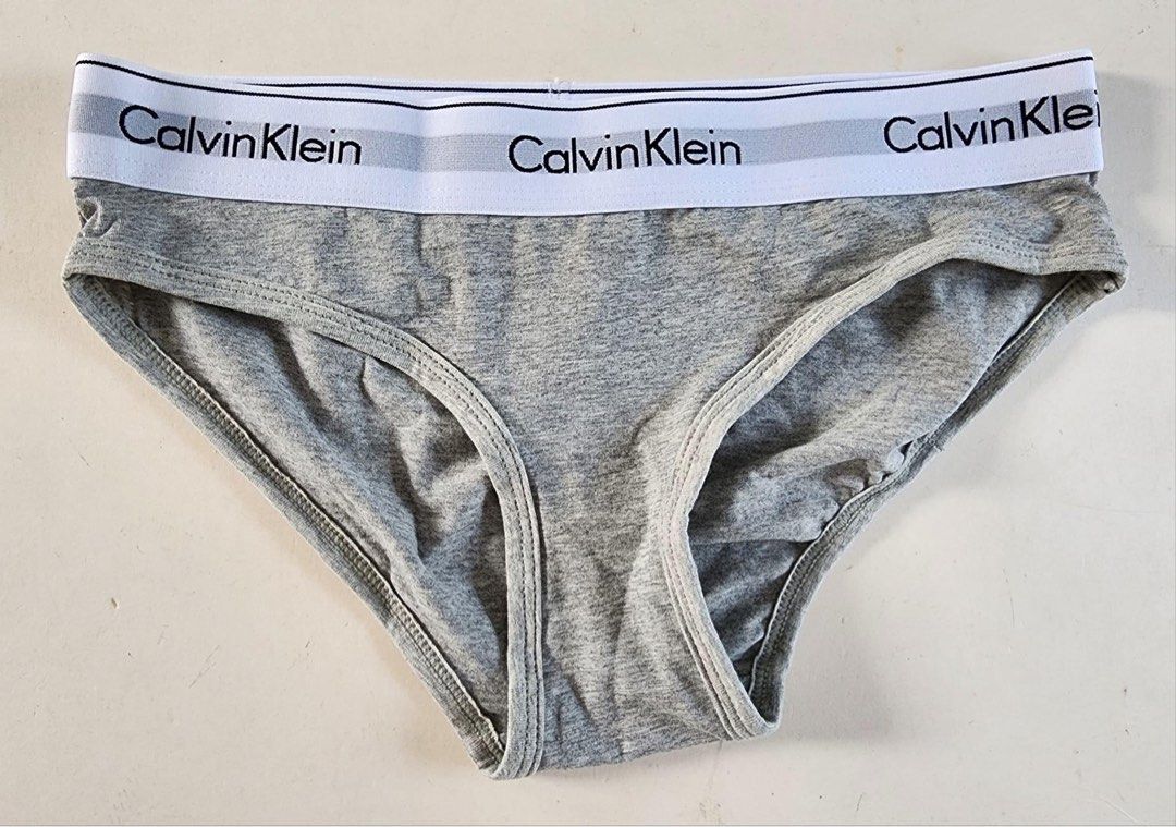 Calvin Klein Gray Logo Bikini Panty on Carousell