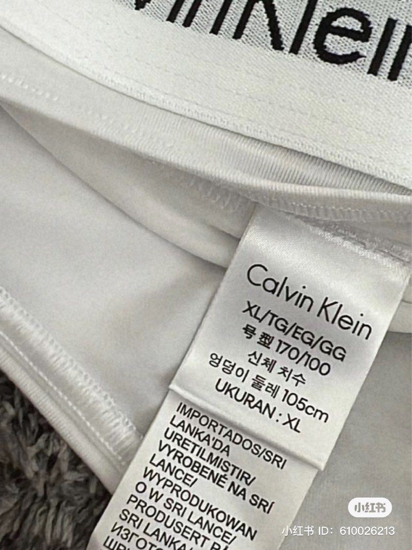 Calvin klein ukuran hotsell
