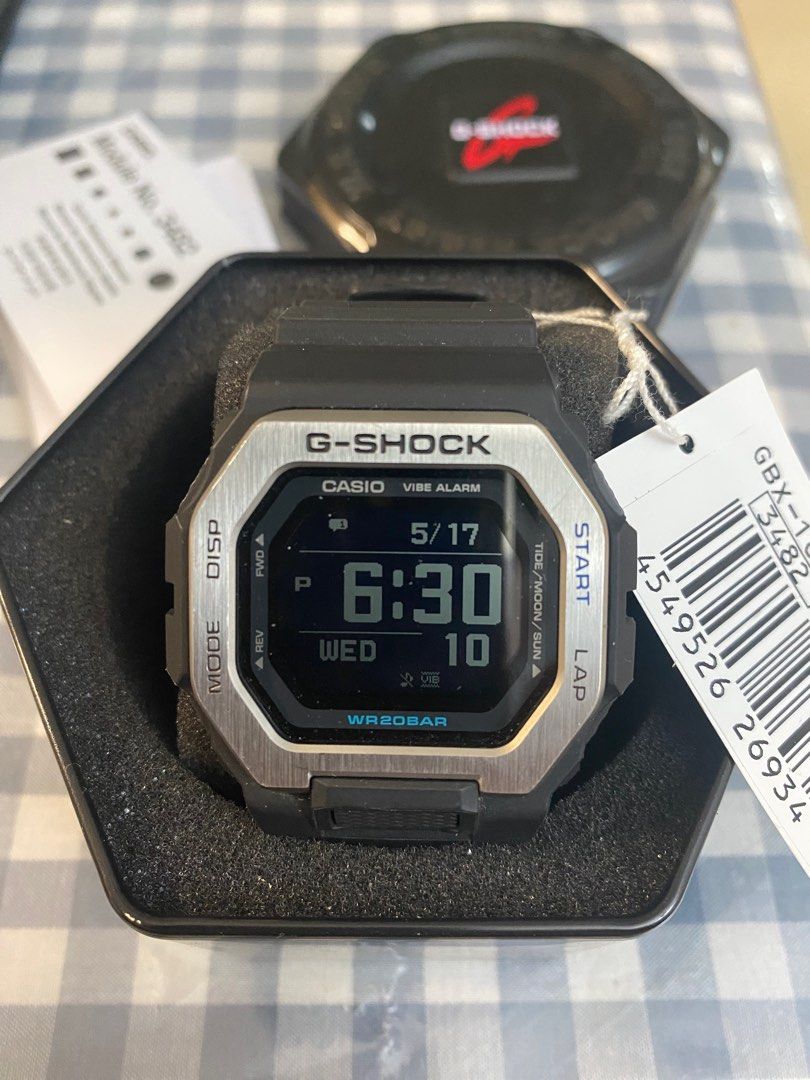 Casio G-Shock 手錶GBX-100-1DR G-LIDE, 名牌, 手錶- Carousell