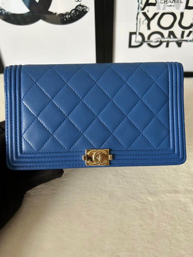 Chanel Boy Yen Wallet on Carousell