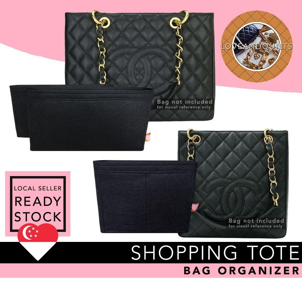Chanel Petite Grand Shopping Tote PST GST Bag Organizer Insert Shaper |  Felt Bag Organiser Liner | Bag Care Protect Customize