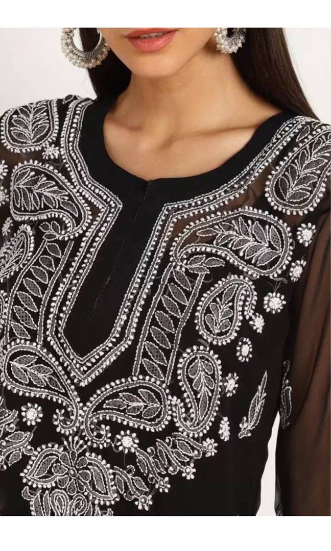 Chikankari Kurti preorder Women s Fashion Tops Other Tops on