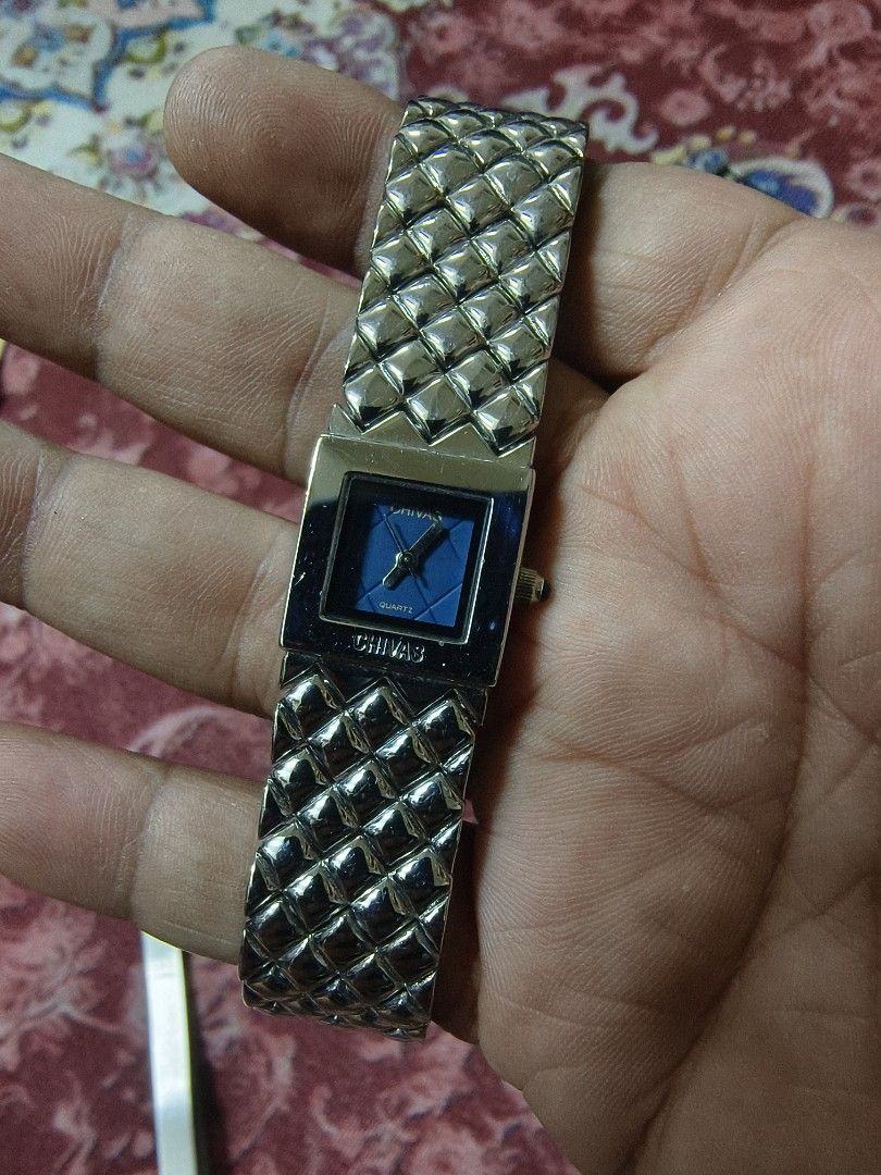 Chivas 38/40/41mm Logo Sport Leather Apple Watch Band - Tan