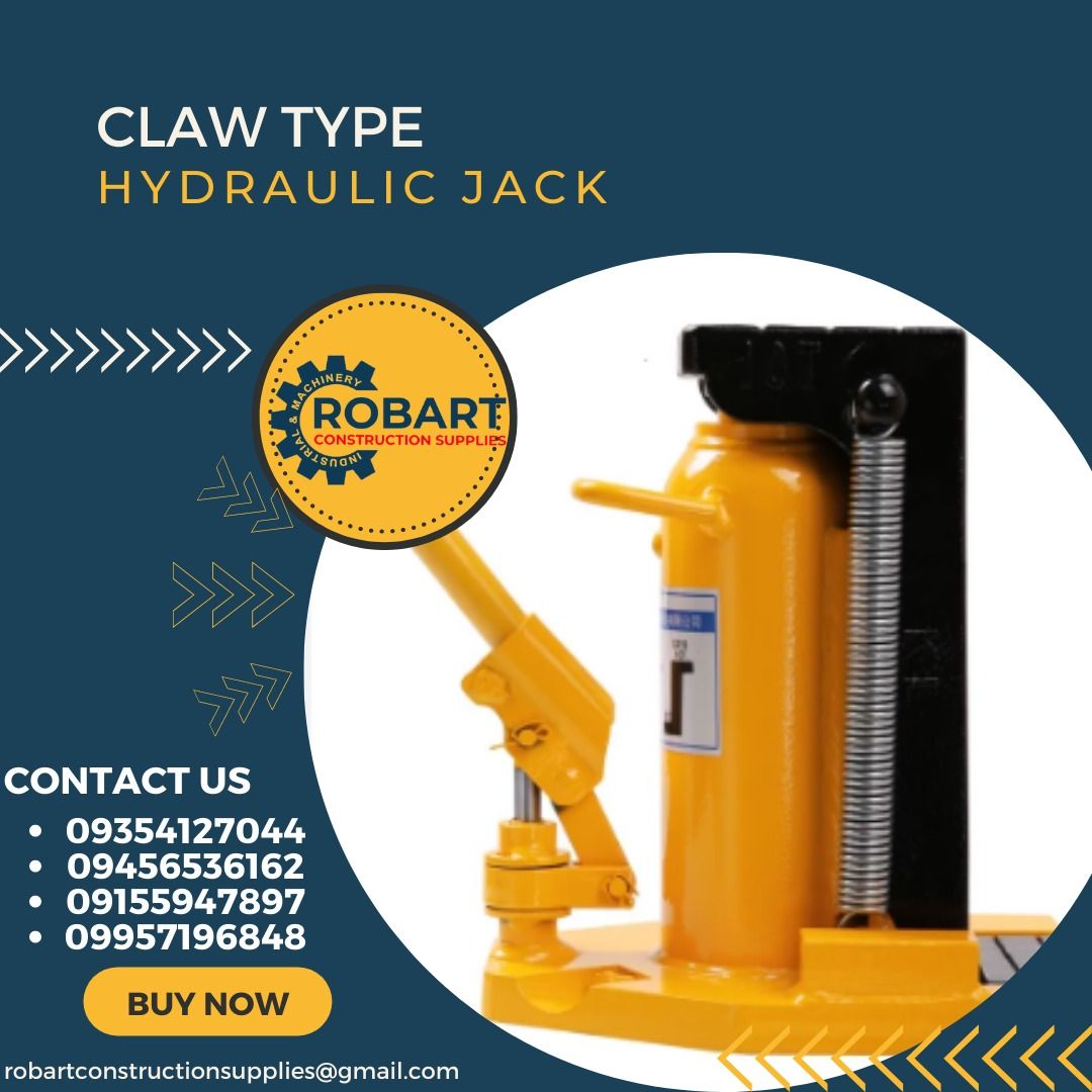 CLAW TYPE HYDRAULIC JACK, Commercial & Industrial, Construction Tools & Equipment on Carousell
