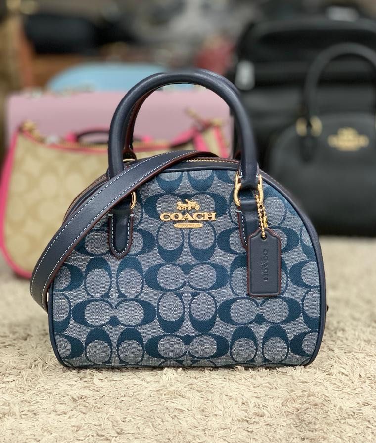 COACH®  Sydney Satchel In Signature Chambray