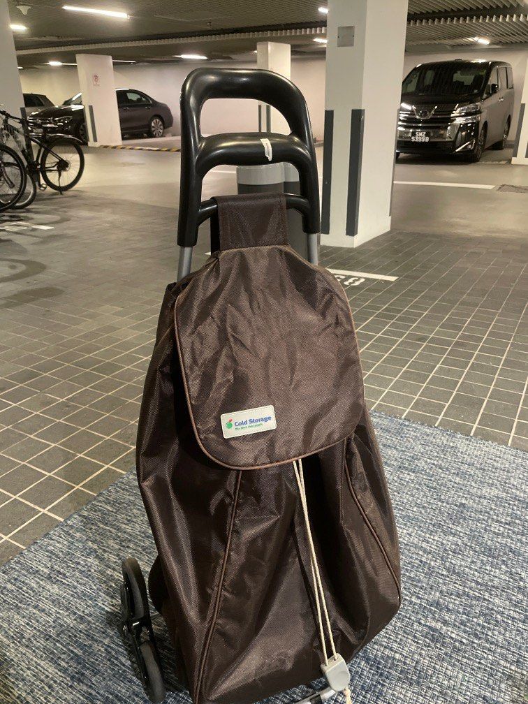 Cold Storage wheelie shopping cart, Hobbies & Toys, Travel, Travel