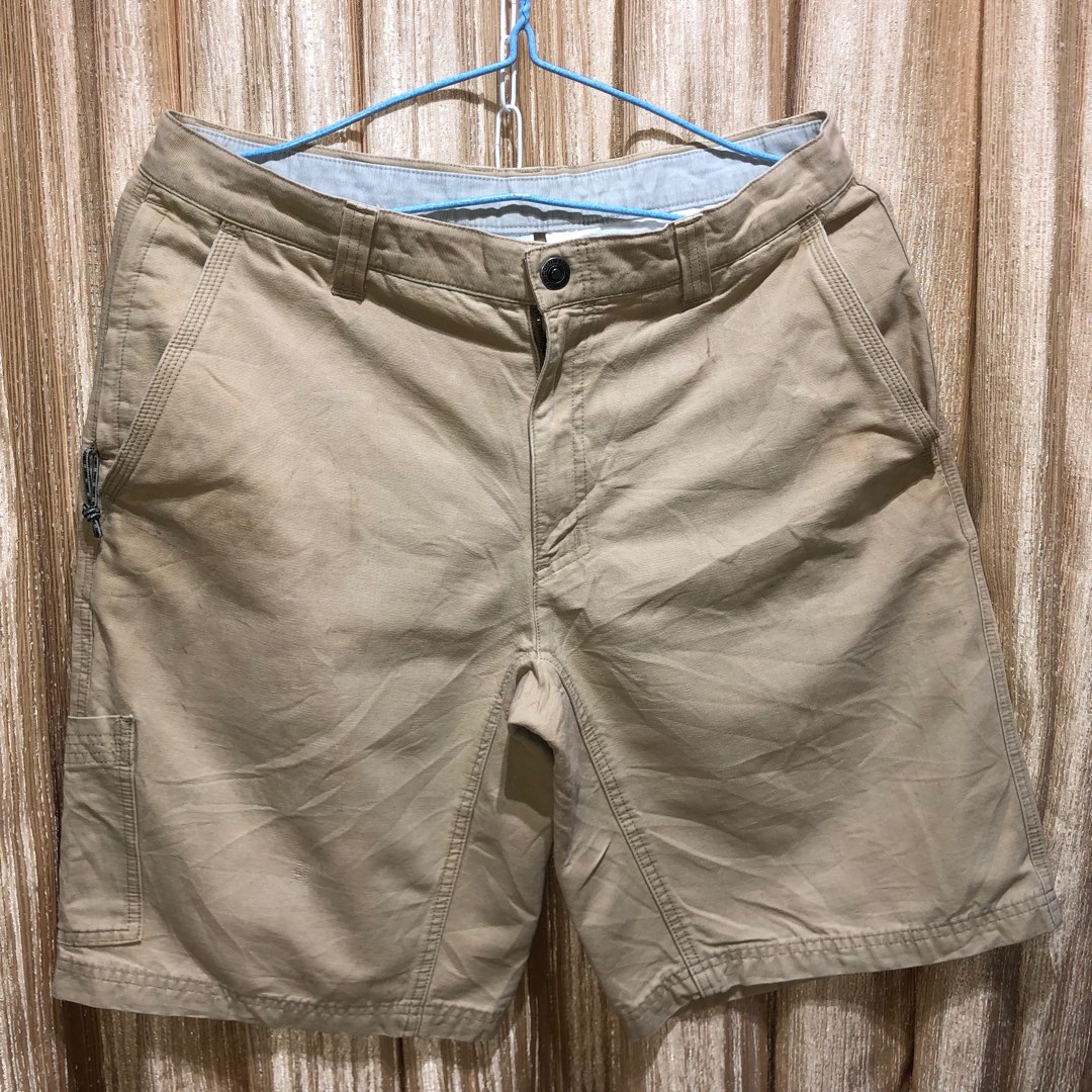 COLUMBIA MEN S OUTDOOR WALKING SHORTS KHAKI BROWN Please view all photos and read description