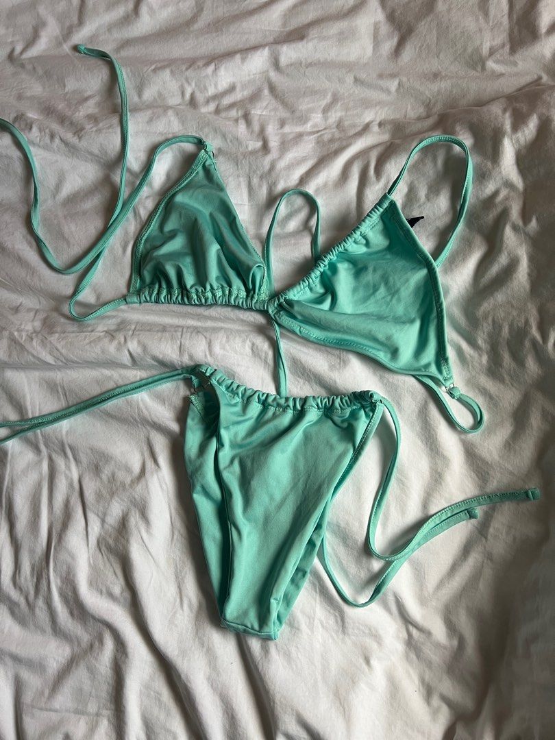 Costa Swimwear very light blue bikini (Category: Bikinis & Swimsuits) located in Manila. Submitted by prinsloo_ (Listing ID 1232397245, Image 1). Description: slightly nego used ONCE in great condition no pads.