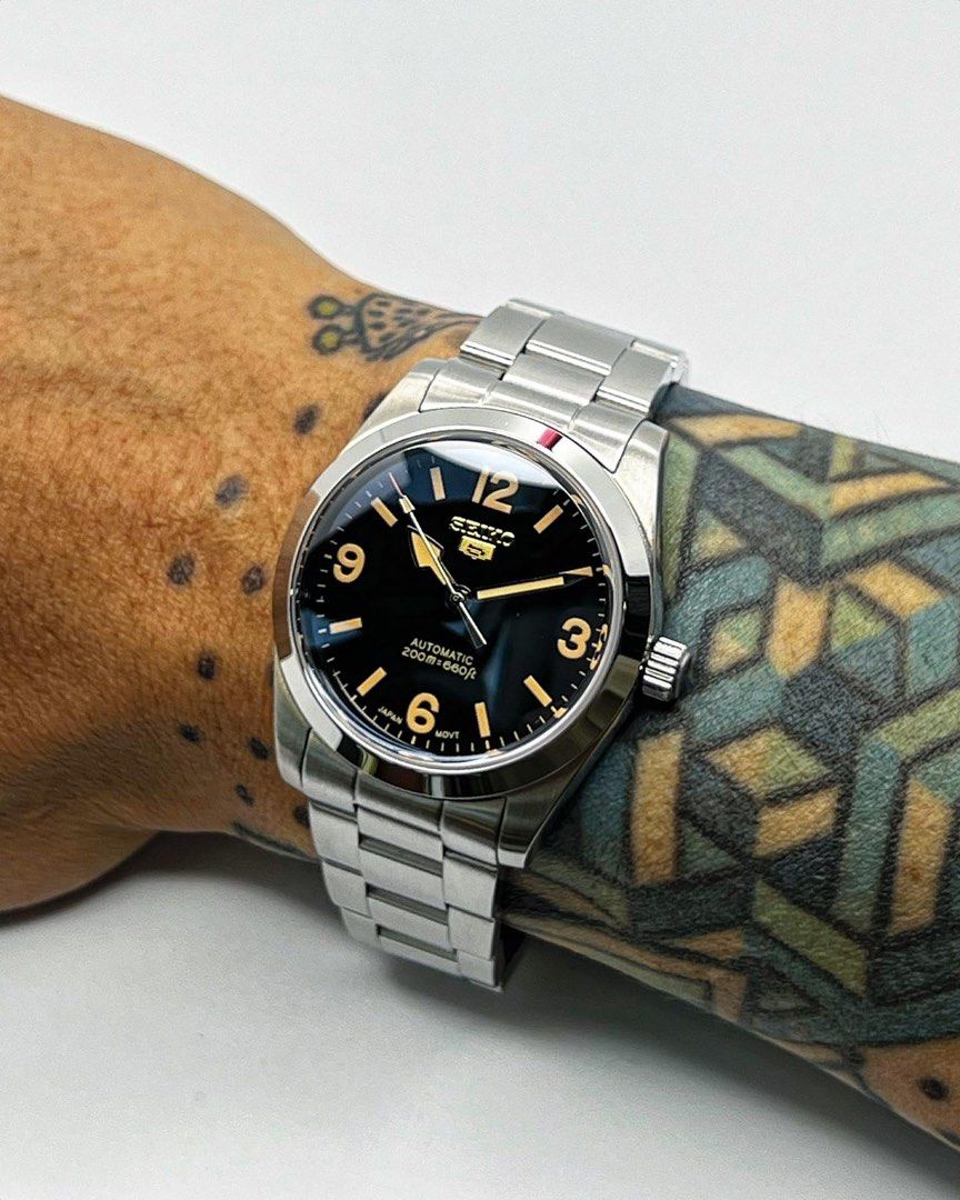 Custom Seiko Mod Black Tudor Ranger in 36mm Men s Fashion
