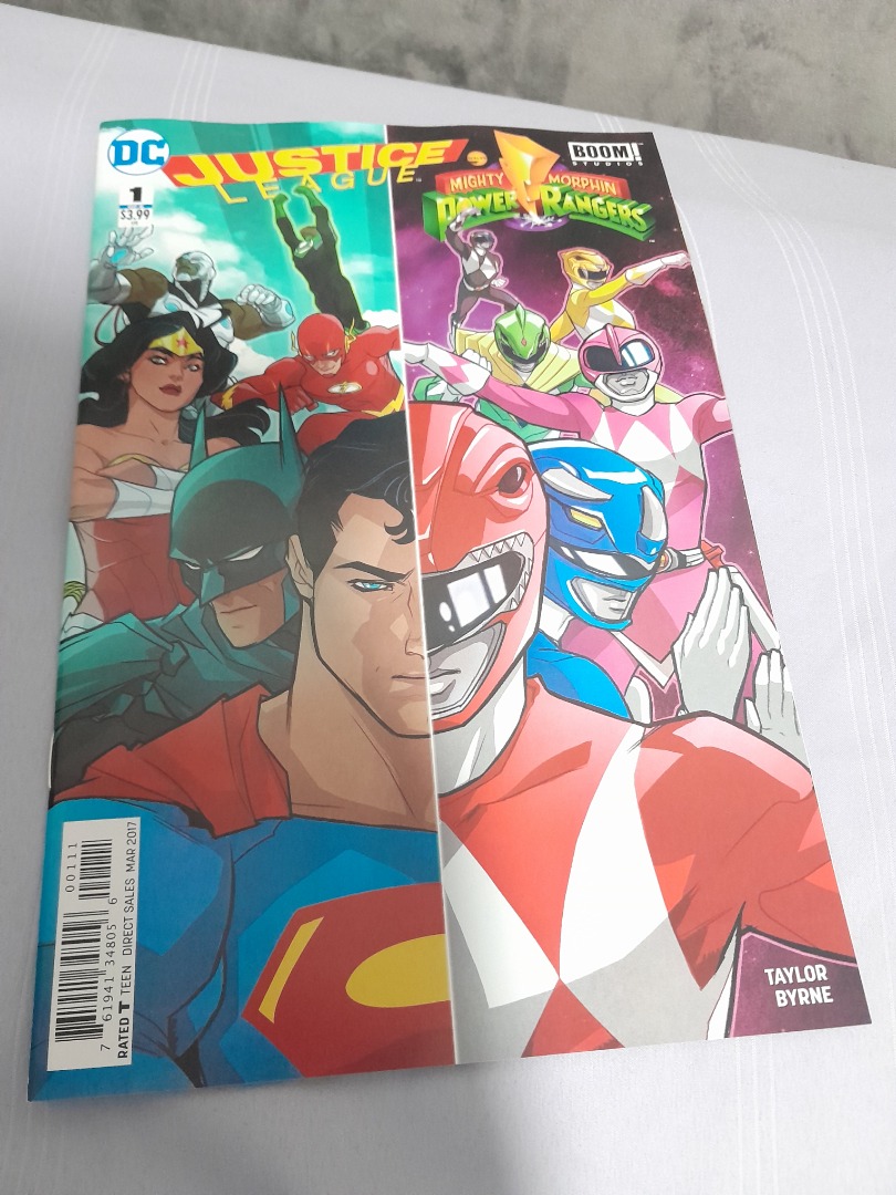 DC Comics Power Rangers Vs JLA Cross Over #1, Hobbies & Toys, Books ...