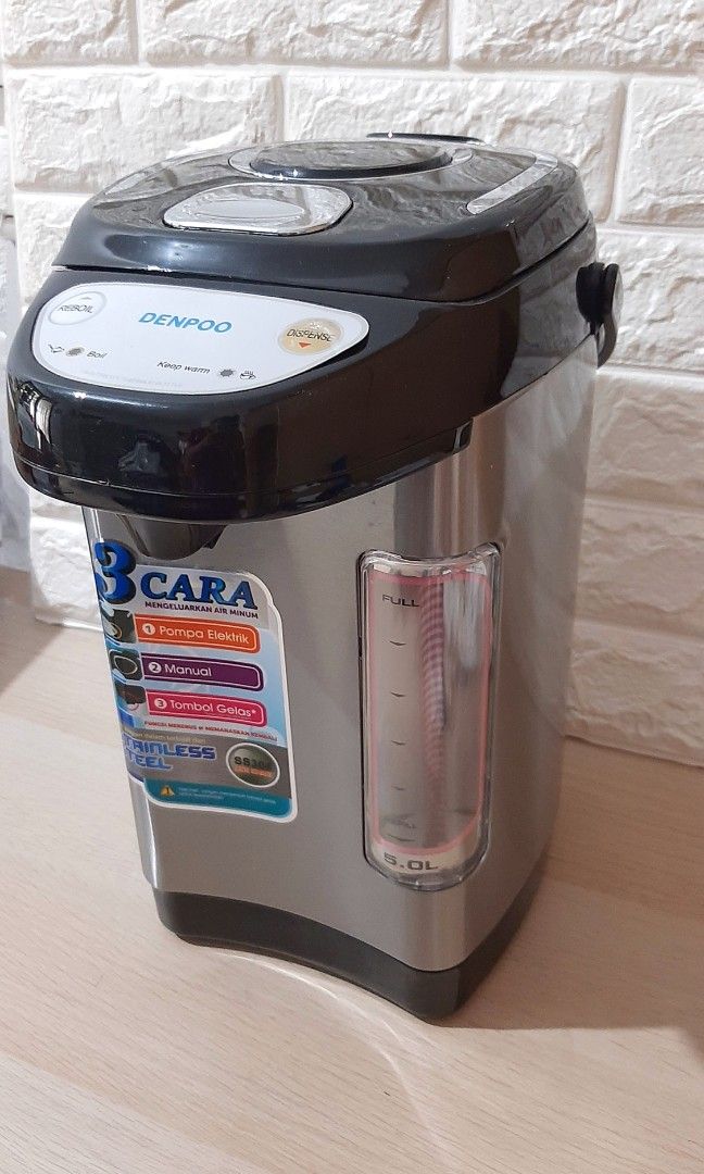 DENPOO DEP-858VT ELEKTRO POT /TERMOS LISTRIK 5L, Kitchen & Appliances di  Carousell