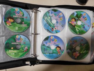 Dora，巧虎及何嘉仁DVD及字卡