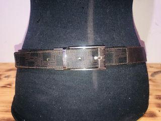 DUNHILL reversible men's leather dress belt S34
