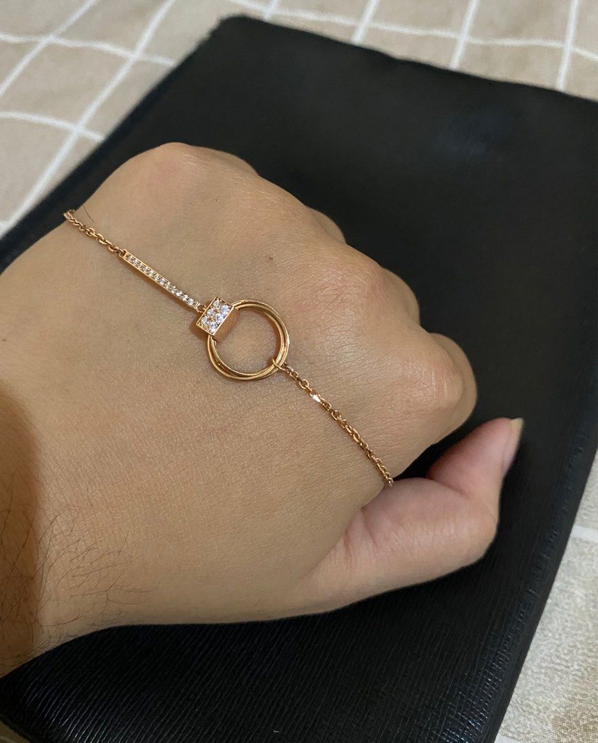 Gelang tangan top rose gold