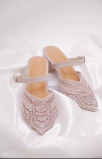 ESMÉE Studio - Thalia Dusty Purple size 39 Bridal shoes / heels payet 5cm block heels