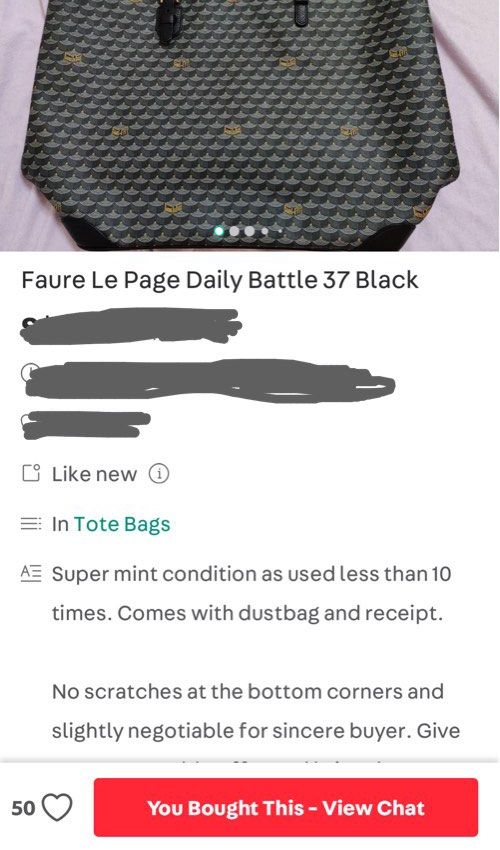 Faure Le Page Daily Battle 37, Luxury, Bags & Wallets on Carousell