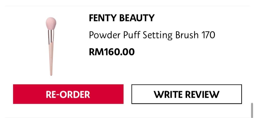 FENTY BEAUTY Powder Puff Setting Brush 170, Beauty & Personal Care