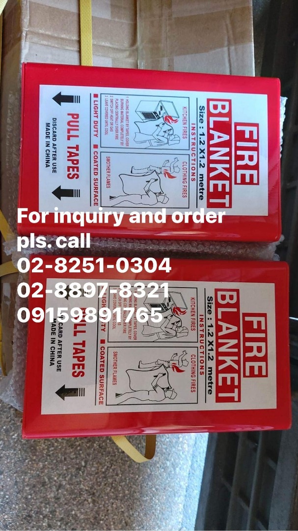 Fire Blanket 1.8m x 1.8m on Carousell