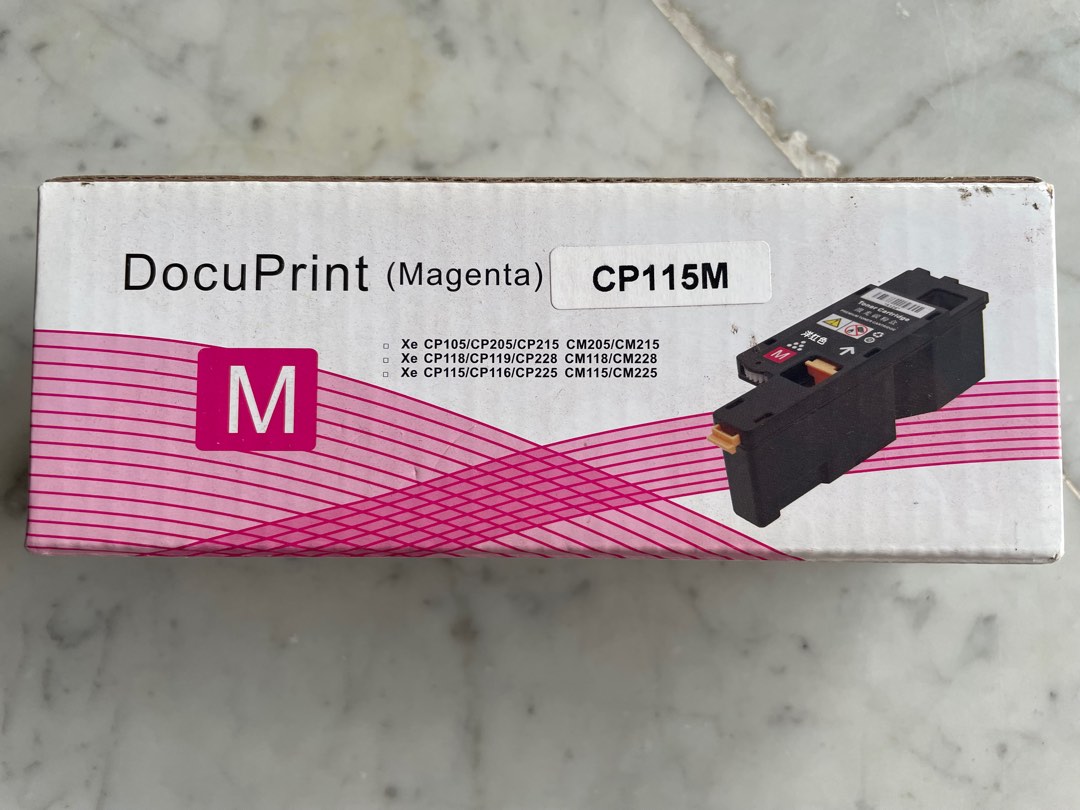 Fuji xerox DocuPrint toner/ cartridge Magenta, Computers & Tech