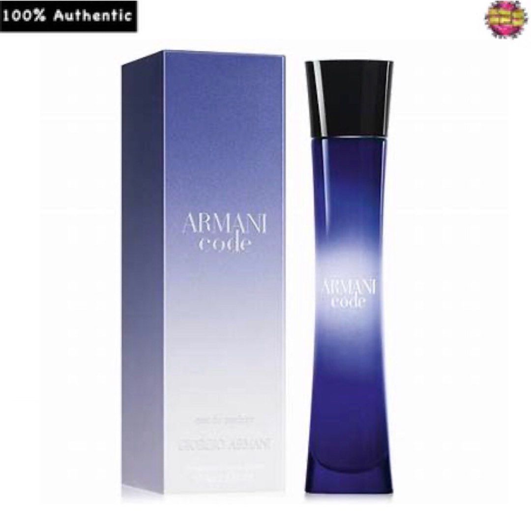 Giorgio Armani Code EDP 75ml for Women Beauty Personal Care Fragrance Deodorants on Carousell