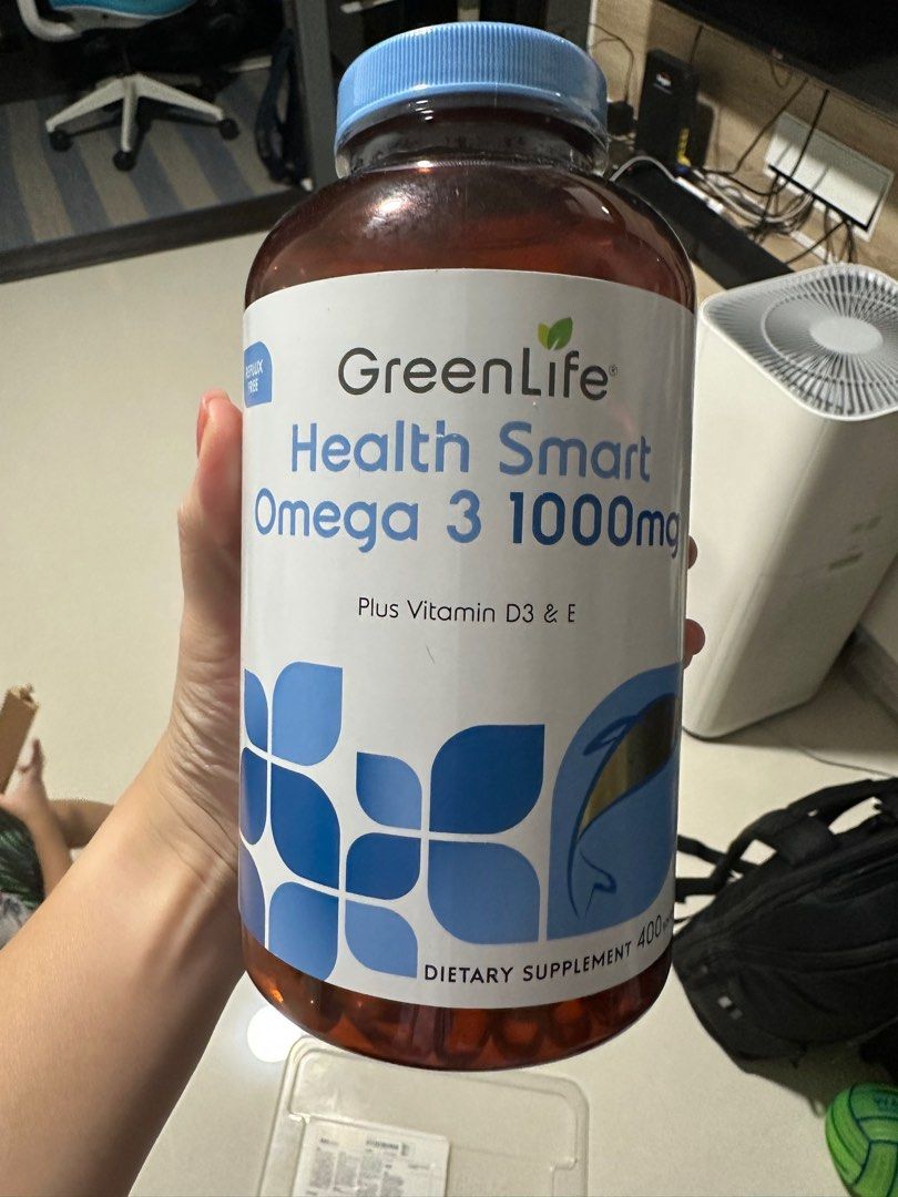 GreenLife Health Smart Omega 3 1000mg 400 pieces, Health & Nutrition