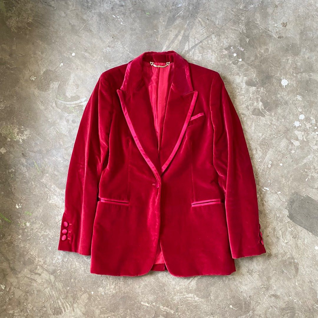 Gucci - Tom Ford - 1996 Velvet Suit, Women'S Fashion, Coats, Jackets And  Outerwear On Carousell