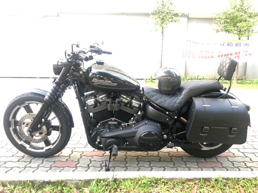 Harley Davidson Detachable Leather Saddlebag Nostalgic Style