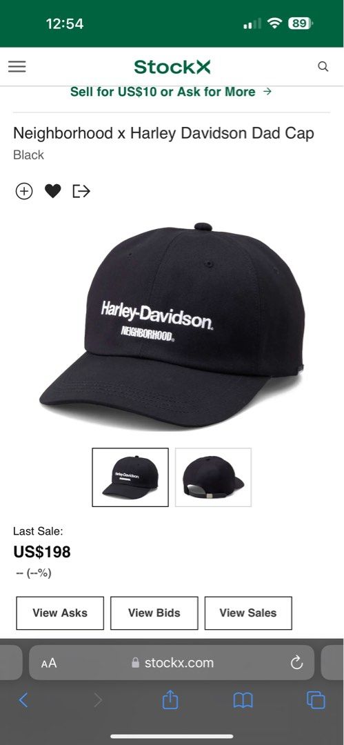 Harley davidson x Neighborhood cap, Men's Fashion, Watches