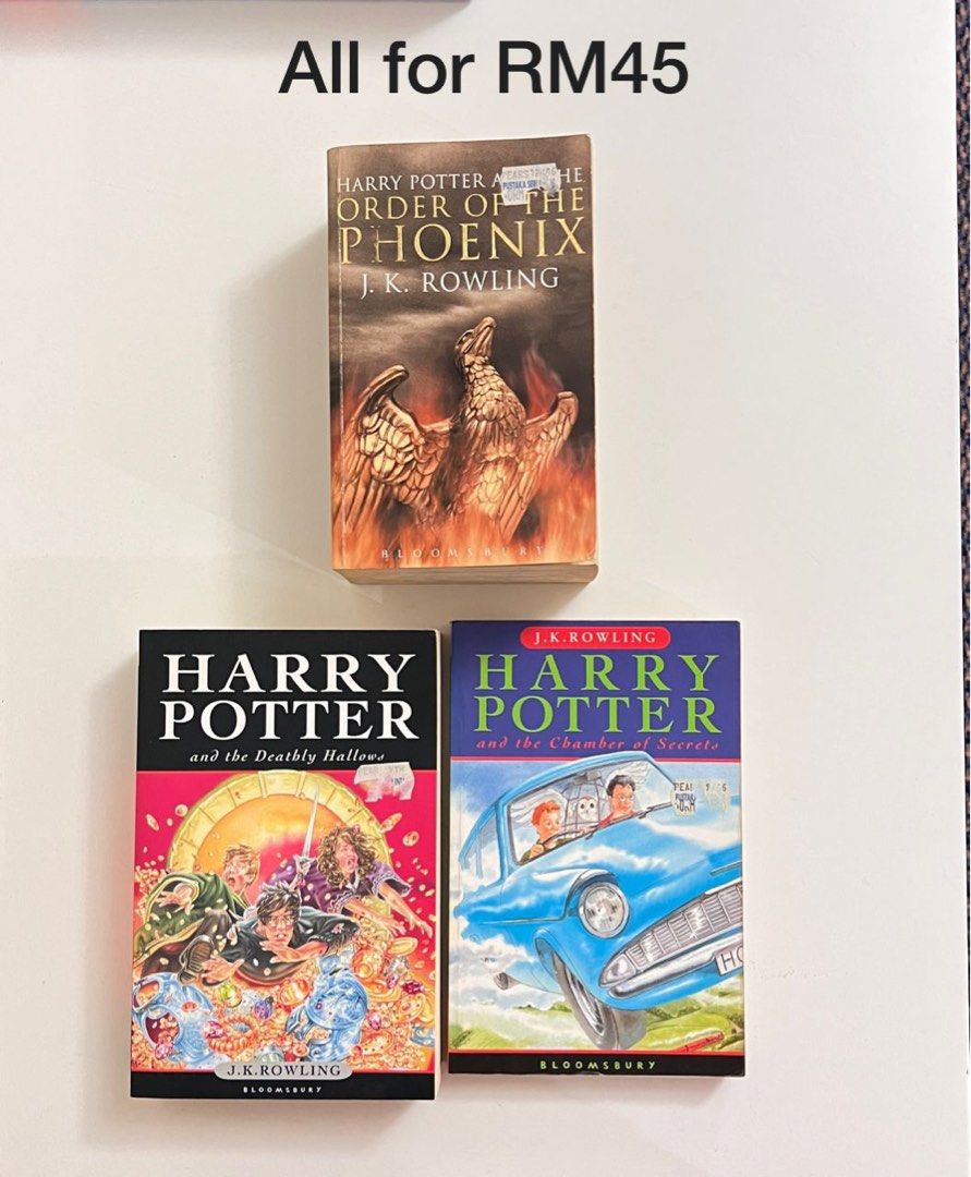 Harry Potter books, Hobbies & Toys, Books & Magazines, Storybooks on