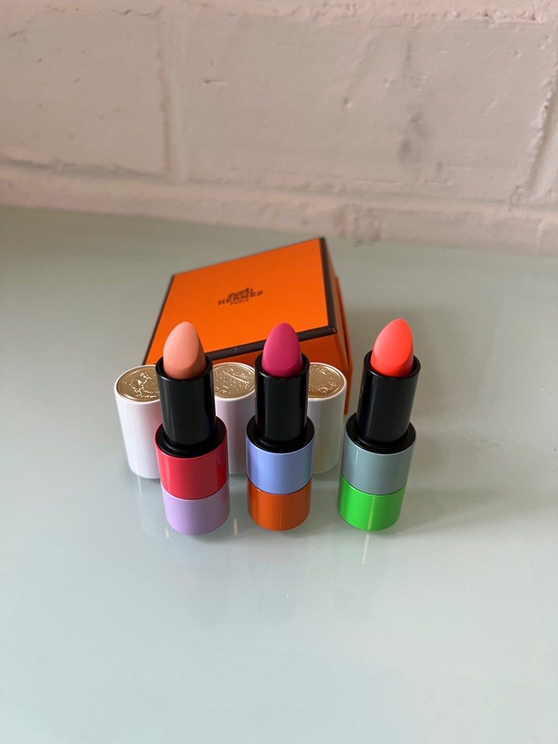 Hermes lipstick set, 美容＆化妝品, 健康及美容 皮膚護理, 化妝品 Carousell
