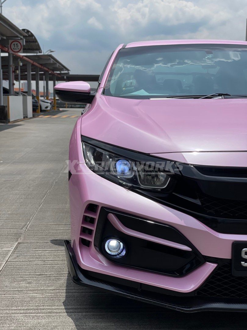 Pink honda on sale civic accessories