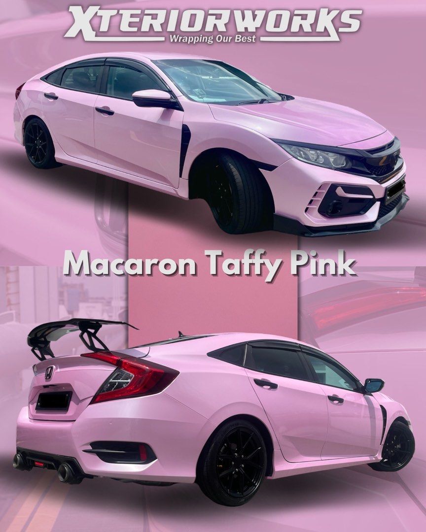 Pink honda on sale civic accessories