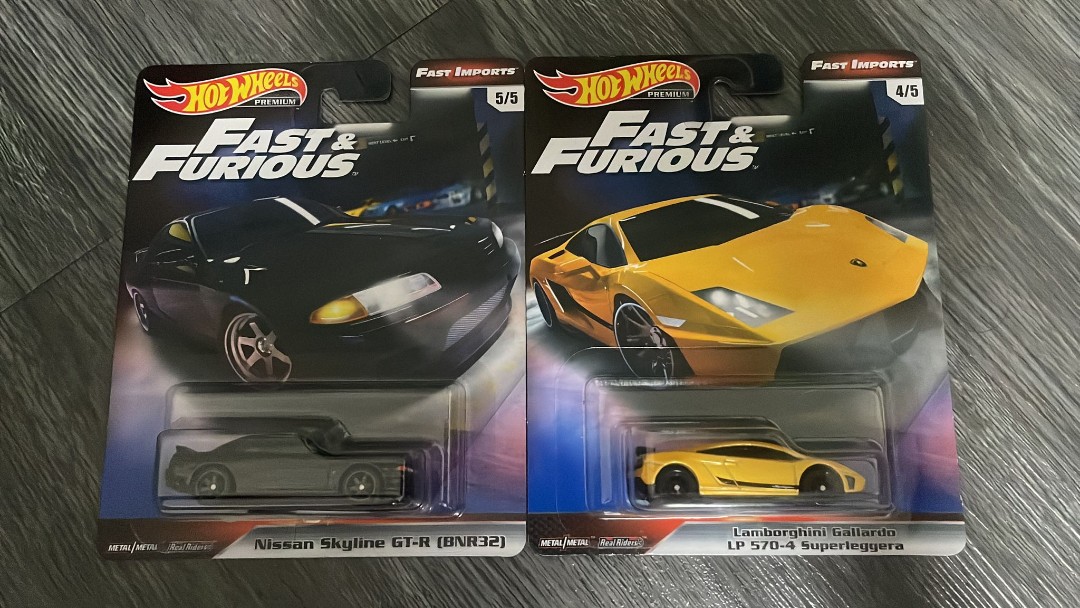 Hot Wheels Fast  Furious Fast Imports R32 and Lamborghini, Hobbies  Toys,  Toys  Games on Carousell