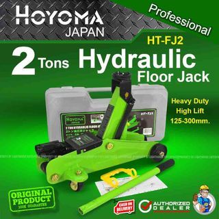 Hoyoma Japan 2 Tons Hydraulic Floor Jack with Case (HT-FJ2) *LIGHTHOUSE ENTERPRISE*
