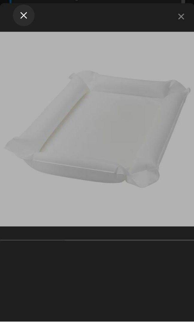 Ikea inflatable baby changing mat and cover