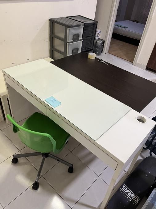 Second hand study on sale desk and chair
