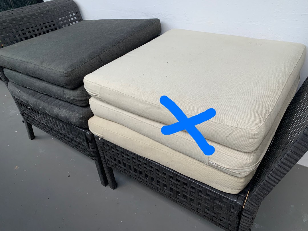 IKEA outdoor cushions, Furniture & Home Living, Outdoor Furniture on