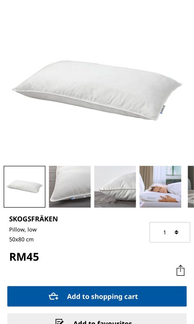 Ikea Pillows, Furniture & Home Living, Bedding & Towels on Carousell