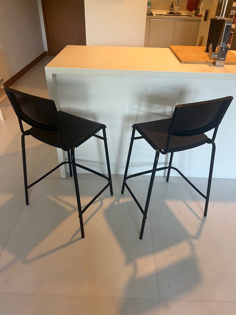 Ikea Stig Bar Stools, Furniture & Home Living, Furniture, Chairs on