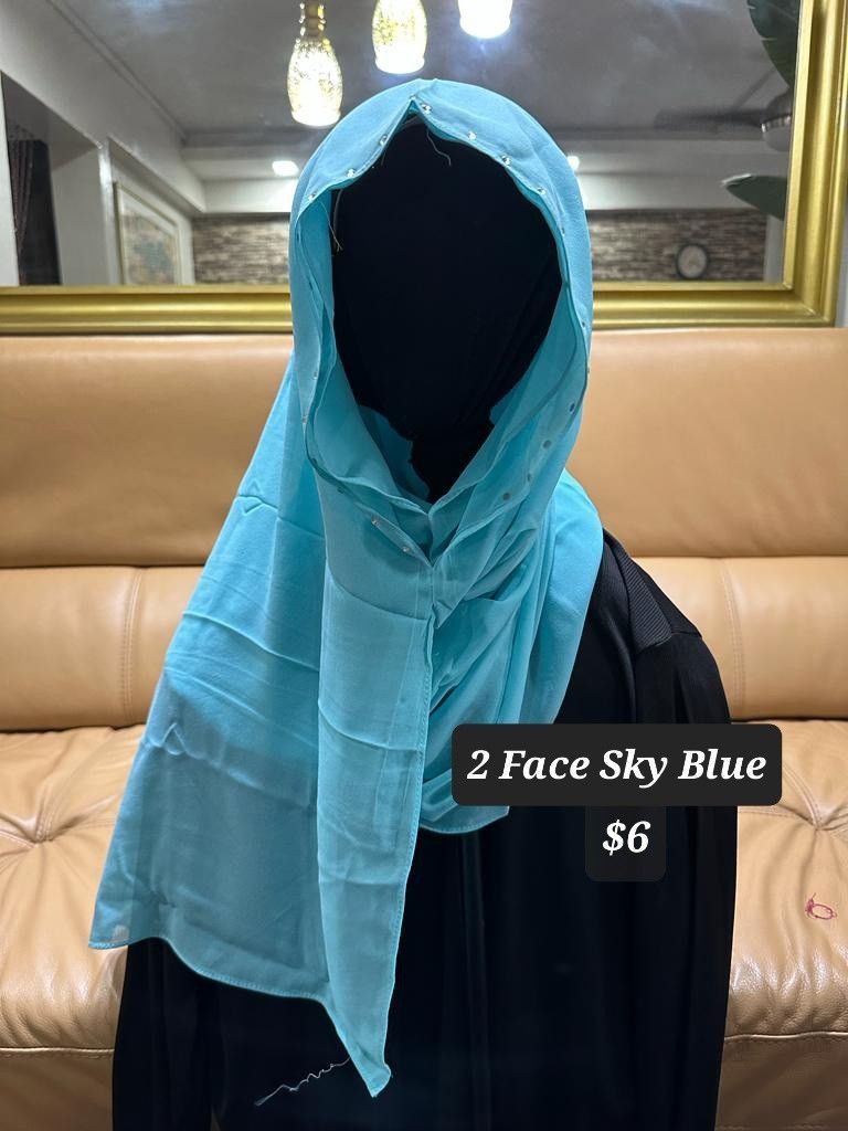 cara pakai tudung instant shawl