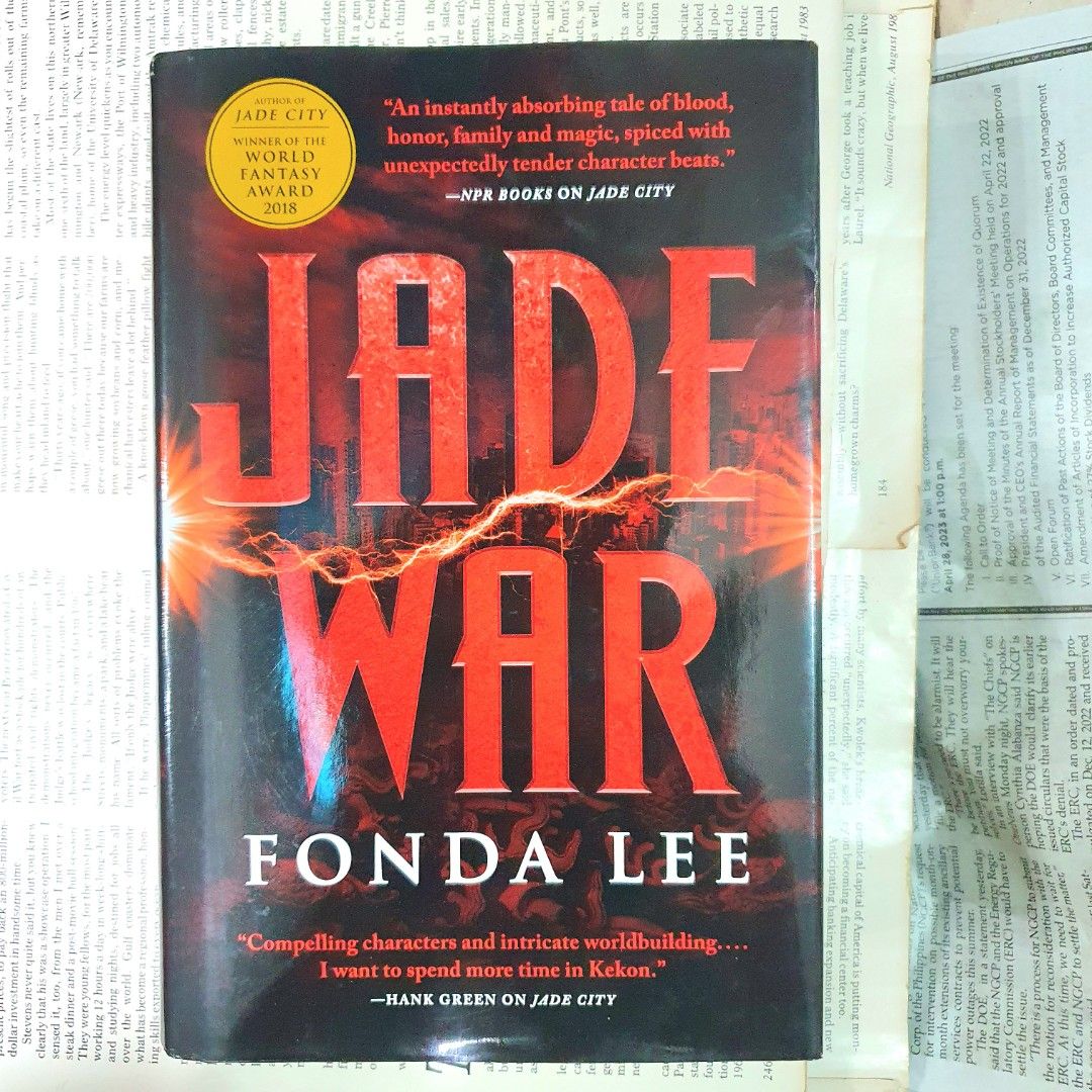 Jade War by Fonda Lee (Jade City Book 2) Hardbound on Carousell